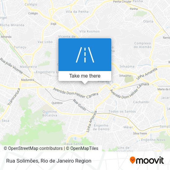 Rua Solimões map