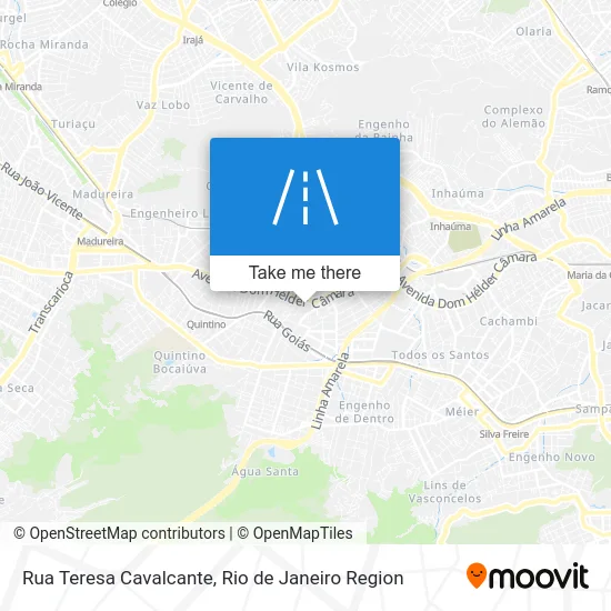 Rua Teresa Cavalcante map