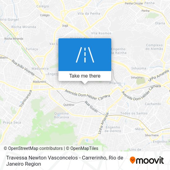 Travessa Newton Vasconcelos - Carrerinho map