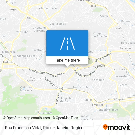 Rua Francisca Vidal map