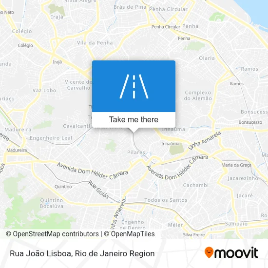 Rua João Lisboa map