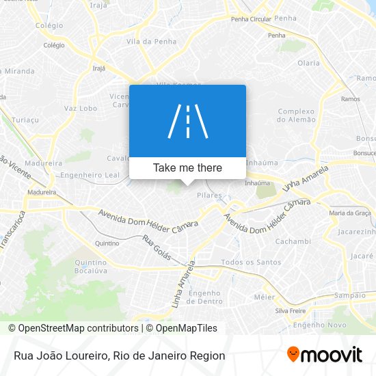 Rua João Loureiro map
