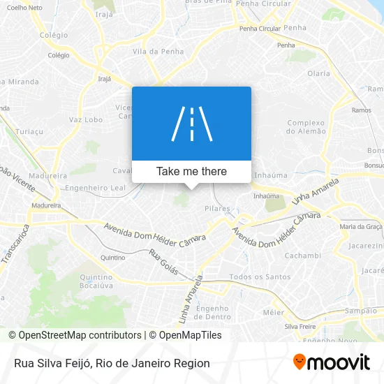 Rua Silva Feijó map
