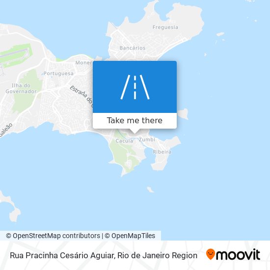 Rua Pracinha Cesário Aguiar map