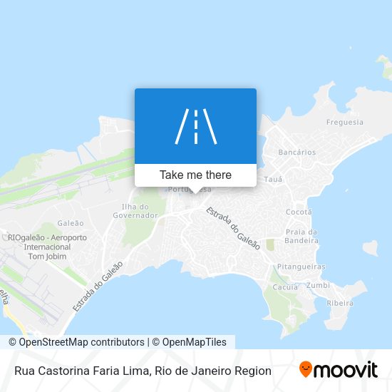 Rua Castorina Faria Lima map