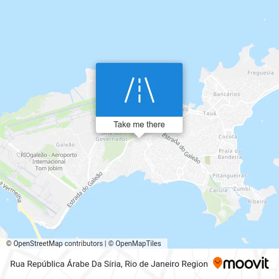 Rua República Árabe Da Síria map