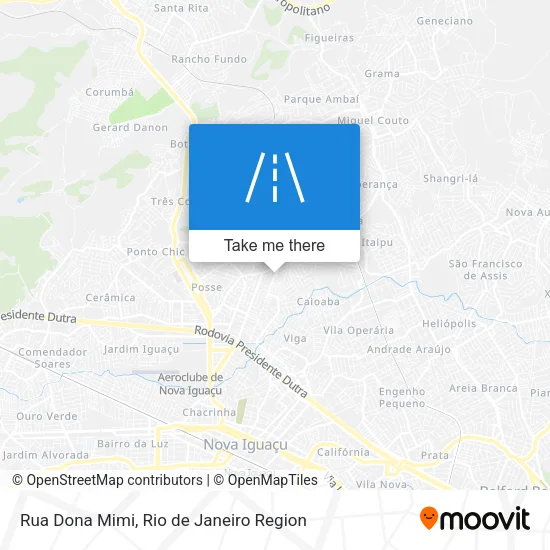 Rua Dona Mimi map