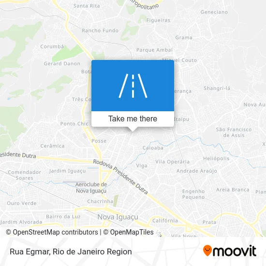 Rua Egmar map