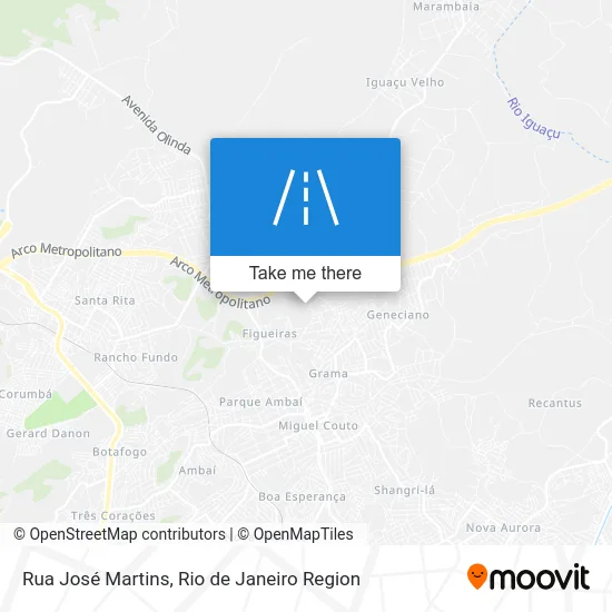 Rua José Martins map