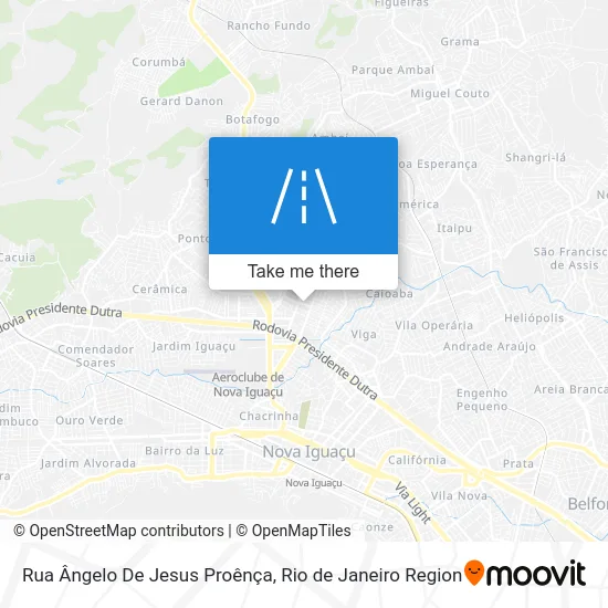 Rua Ângelo De Jesus Proênça map