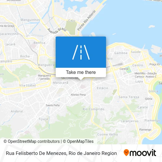 Rua Felisberto De Menezes map