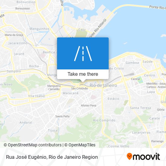 Rua José Eugênio map