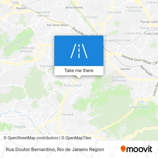 Rua Doutor Bernardino map