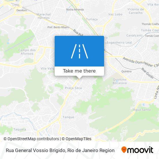 Rua General Vossio Brigido map