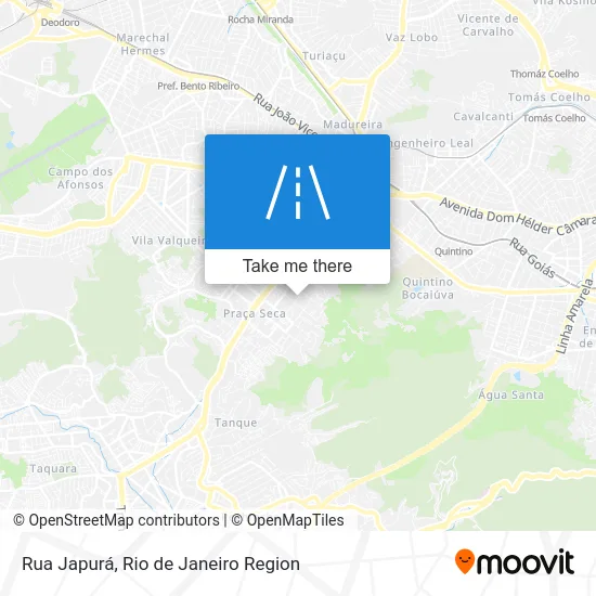 Rua Japurá map