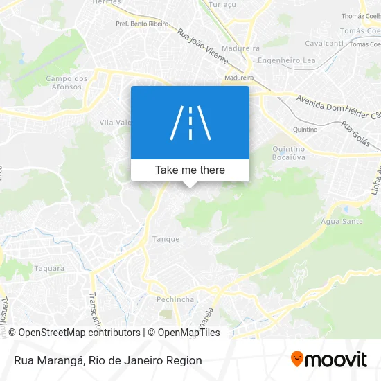 Rua Marangá map