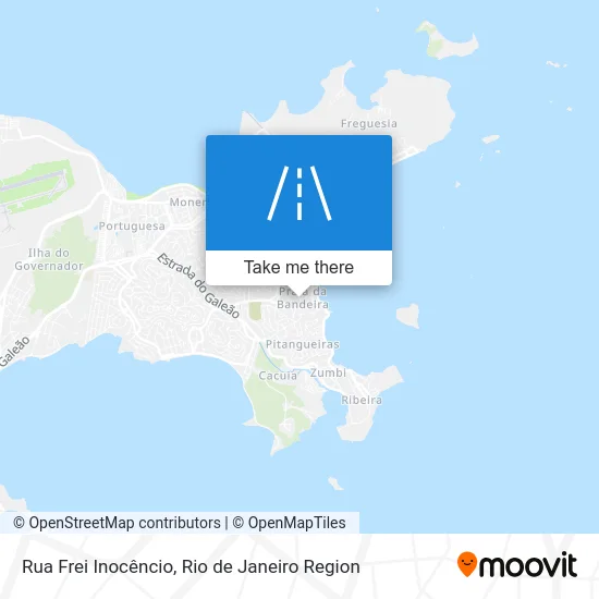 Rua Frei Inocêncio map