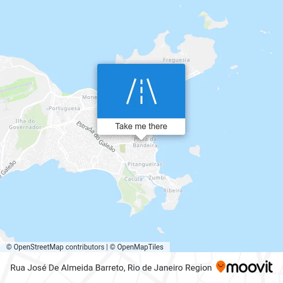 Rua José De Almeida Barreto map