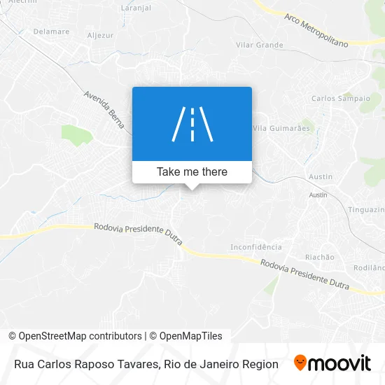 Rua Carlos Raposo Tavares map