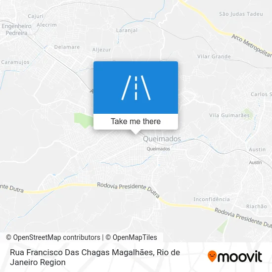 Rua Francisco Das Chagas Magalhães map