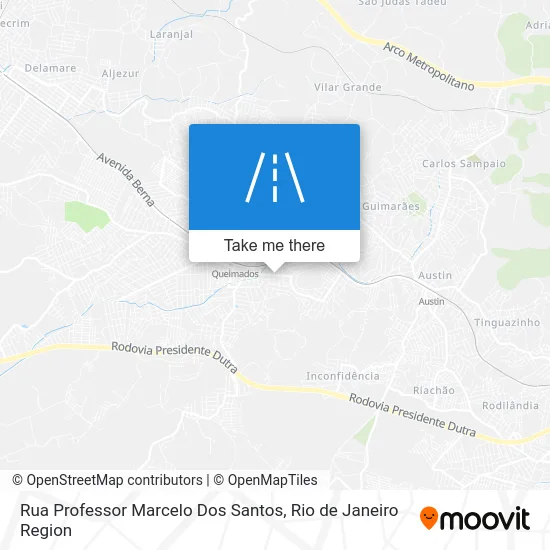Rua Professor Marcelo Dos Santos map