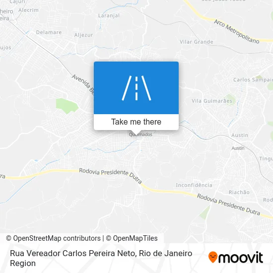 Rua Vereador Carlos Pereira Neto map