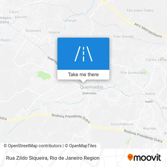 Rua Zildo Siqueira map