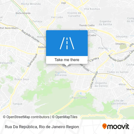 Rua Da República map