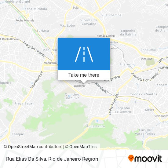 Rua Elias Da Silva map