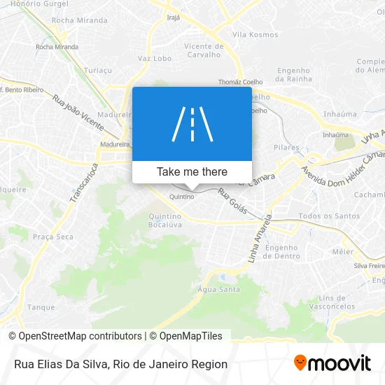Rua Elias Da Silva map