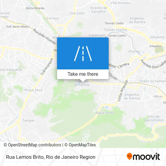 Rua Lemos Brito map