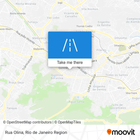 Rua Olina map