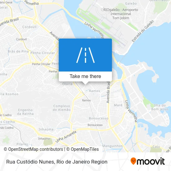 Rua Custódio Nunes map