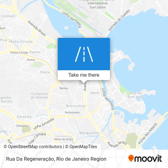 Rua Da Regeneração map