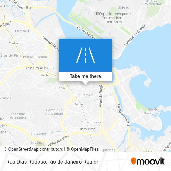 Rua Dias Raposo map