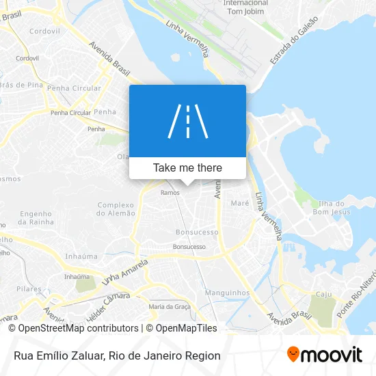 Rua Emílio Zaluar map