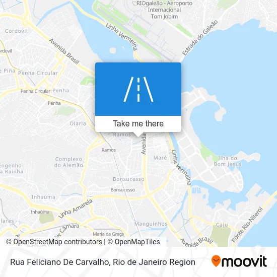 Rua Feliciano De Carvalho map