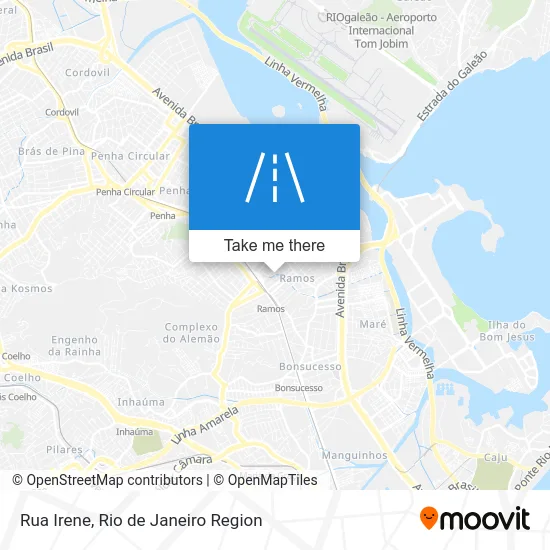 Rua Irene map