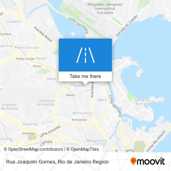 Mapa Rua Joaquim Gomes