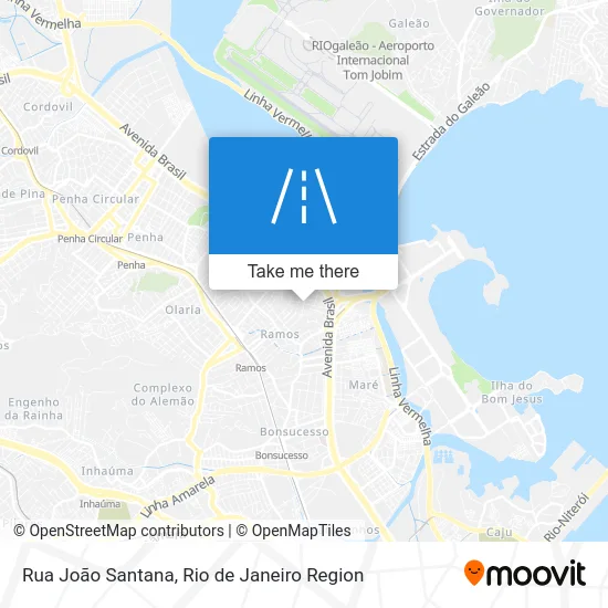 Rua João Santana map