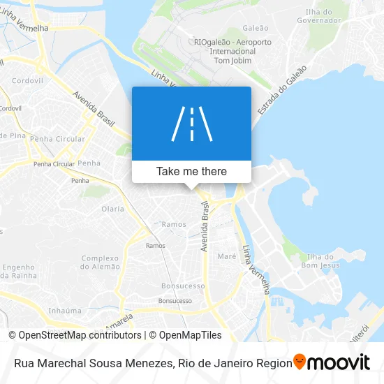 Rua Marechal Sousa Menezes map