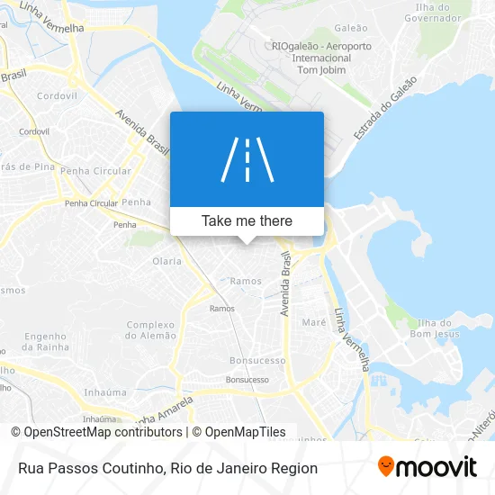 Rua Passos Coutinho map