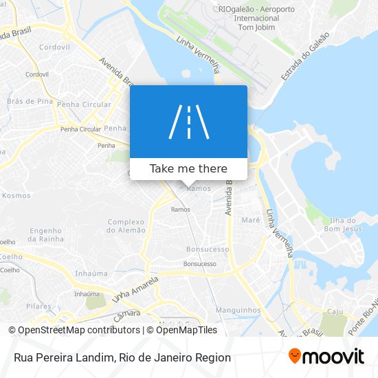 Mapa Rua Pereira Landim