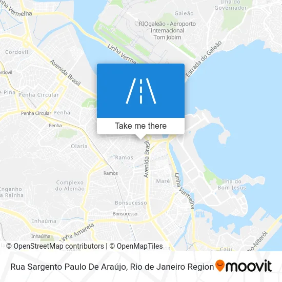 Rua Sargento Paulo De Araújo map