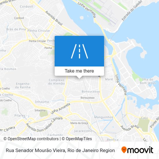 Rua Senador Mourão Vieira map