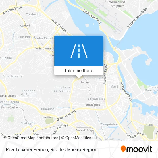 Rua Teixeira Franco map