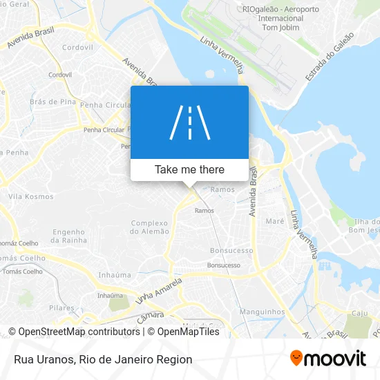 Rua Uranos map