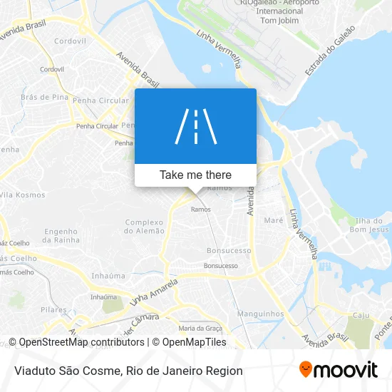Viaduto São Cosme map