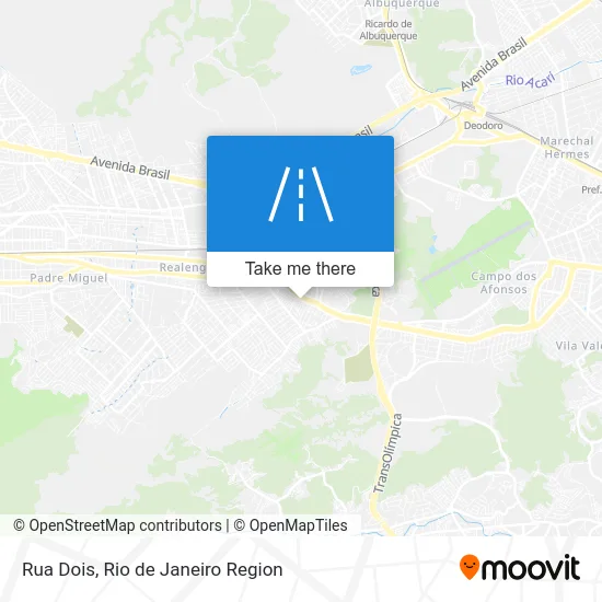 Rua Dois map