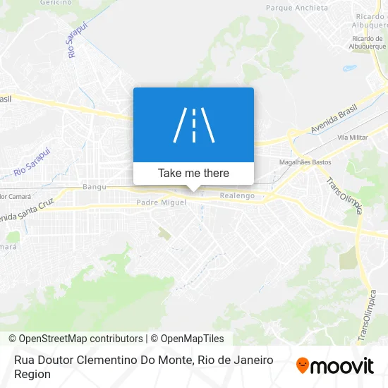 Rua Doutor Clementino Do Monte map